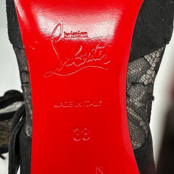 Christian Louboutin Boteboot Suede Ankle Boots 38 - Picture 12 of 12